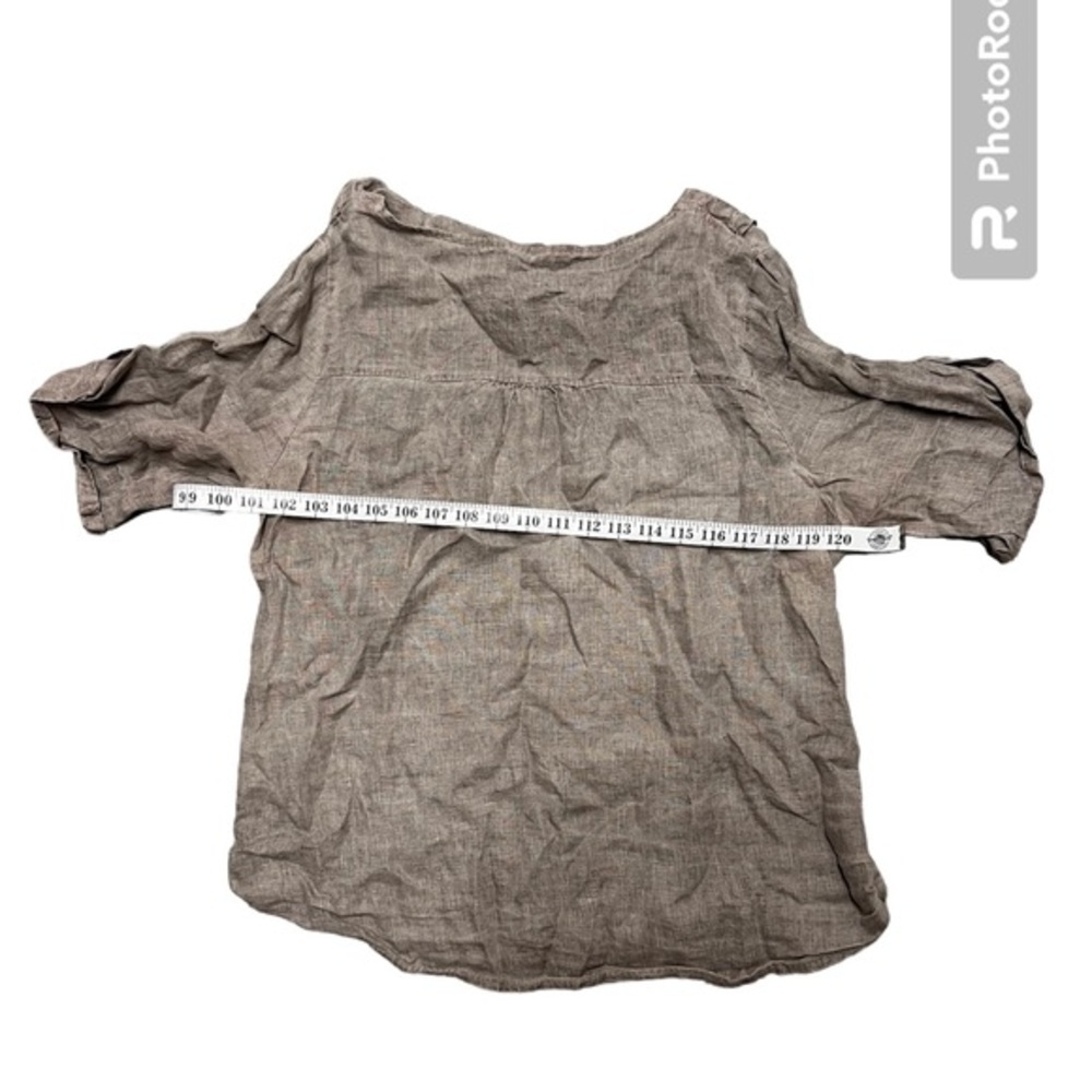 Italian Linen Short Sleeve - Picture 3 of 4